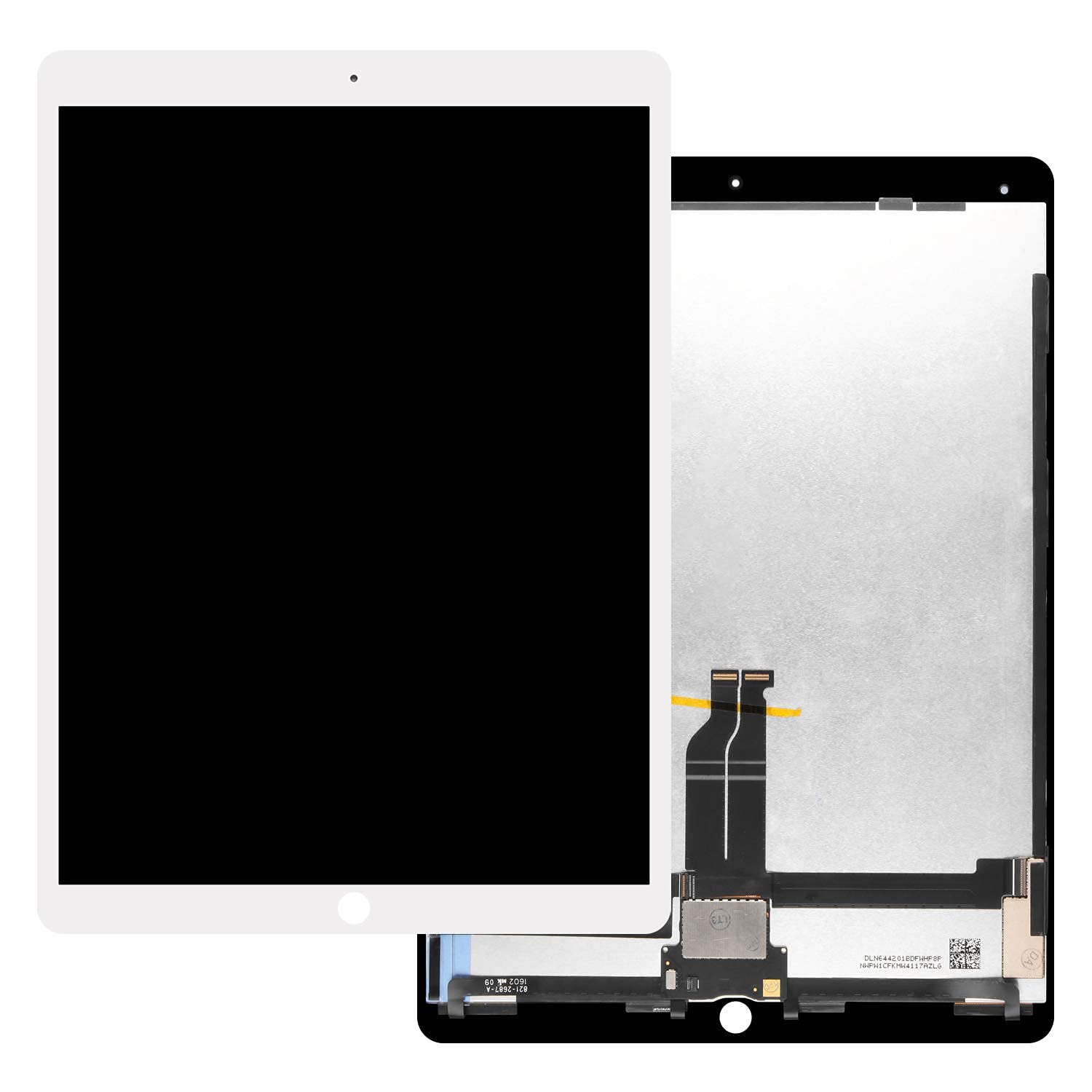 A-MIND For iPad Pro 12.9 1 1st Generation(2015) Screen Replacement A1652 A1584 LCD Display TouchScreen Digitizer Assembly Sensor Touch Panel Lens Kit Board (White with Board)