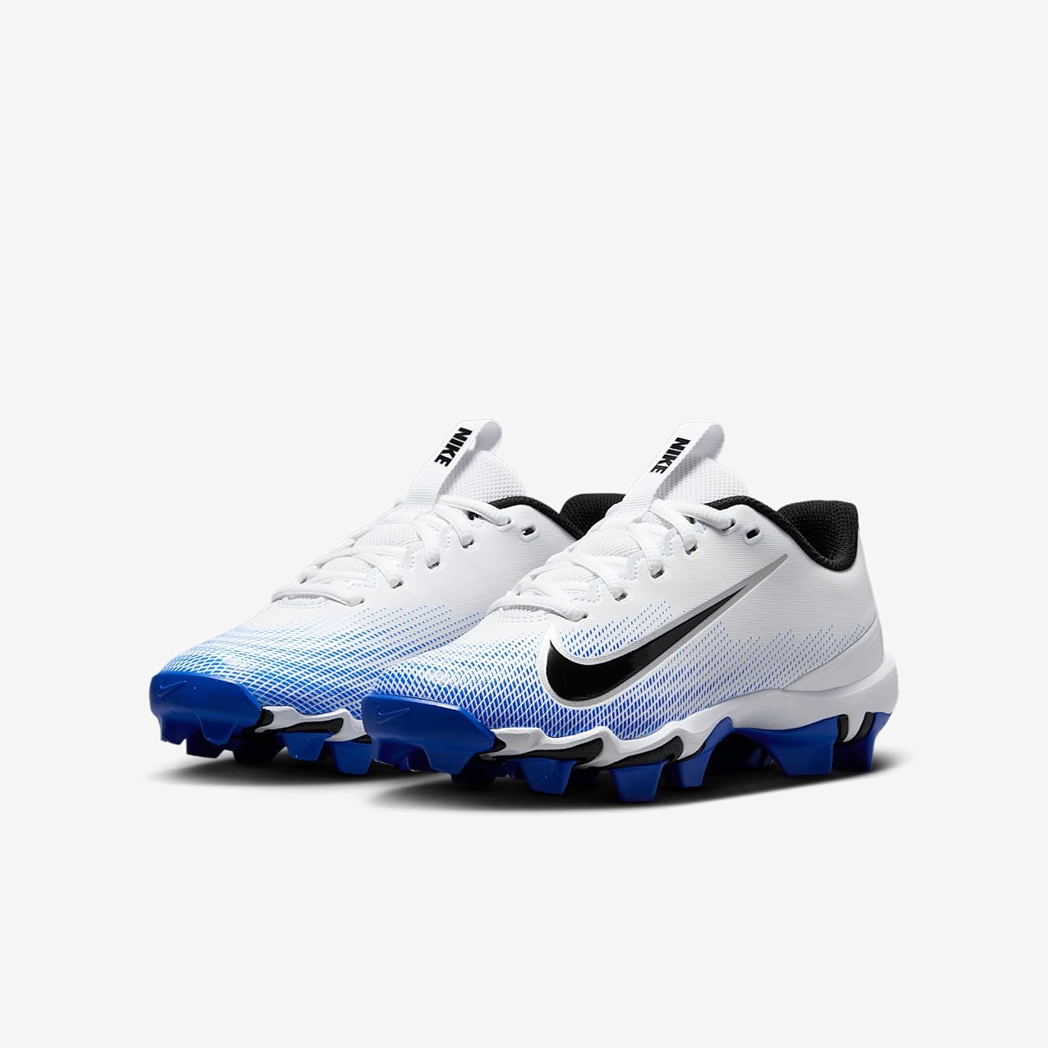 Nike Vapor Shark 3 Big Kids' Football Cleats (White/Racer Blue/Black)
