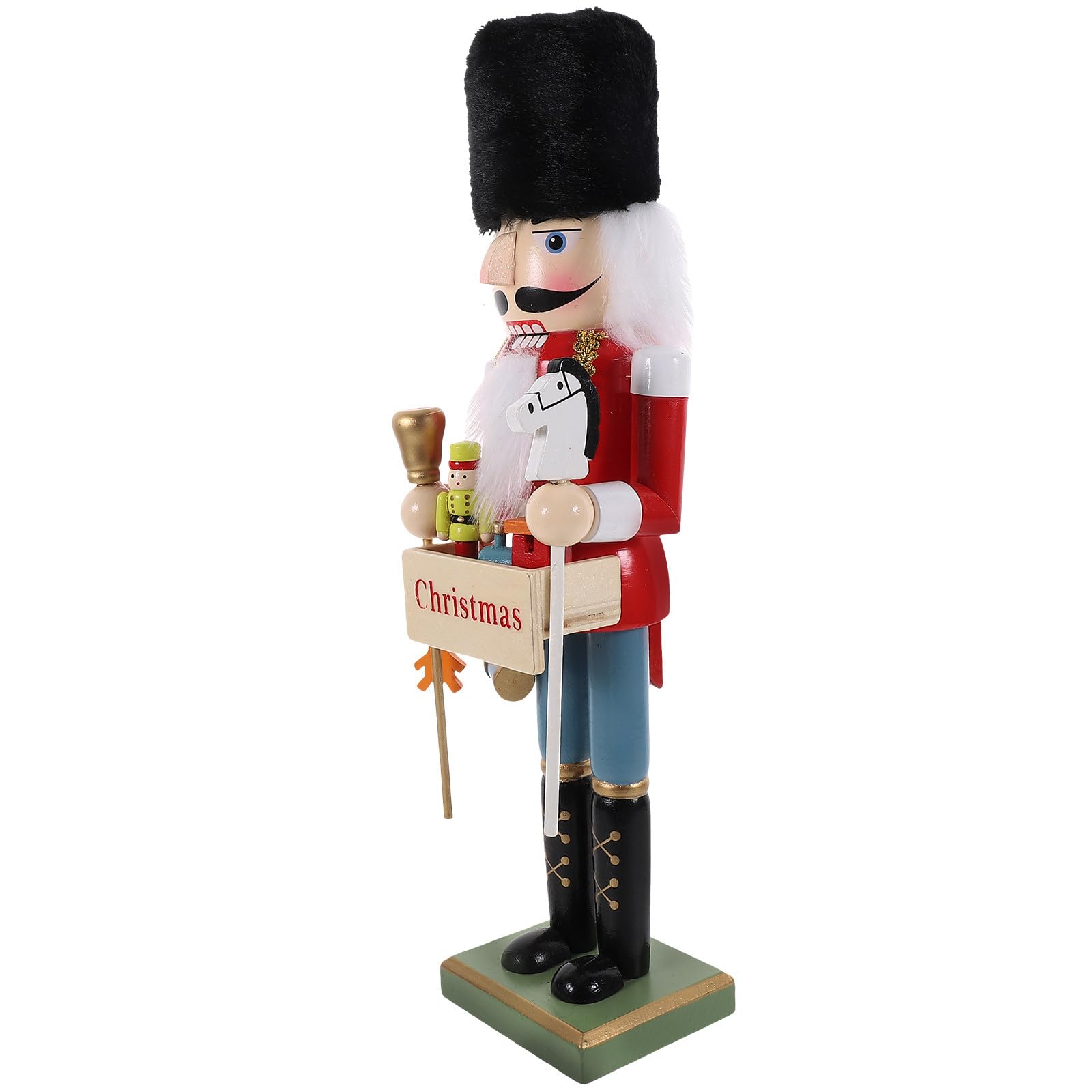 Figurine Casse-Noisette de Noël Alipis, ornement de salon robuste et design créatif