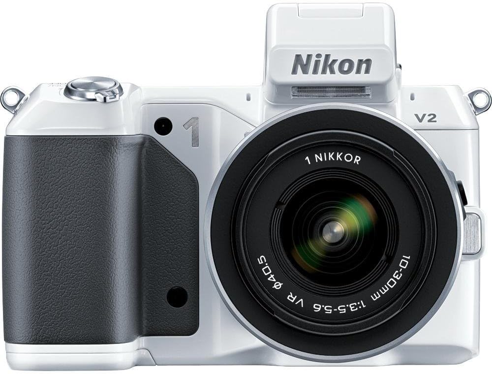 Nikon 1 V2 14.2 MP HD Digital Camera Body Only (White)