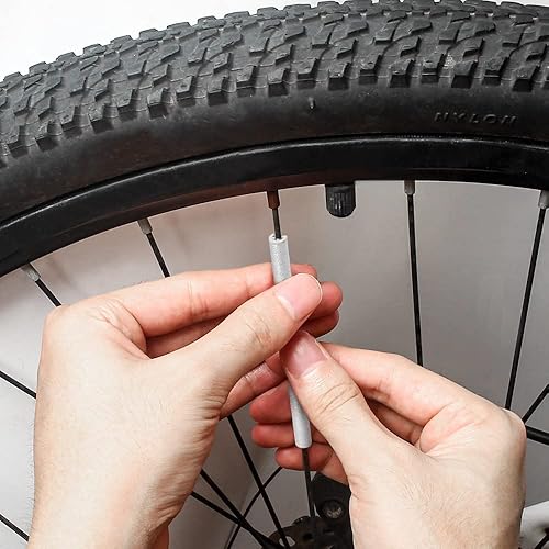 Miniatura 4 de Reflector de radios para bicicleta, reflectores de radios de bicicleta de visibilidad de 360, clips reflectantes impermeables para bicicletas,