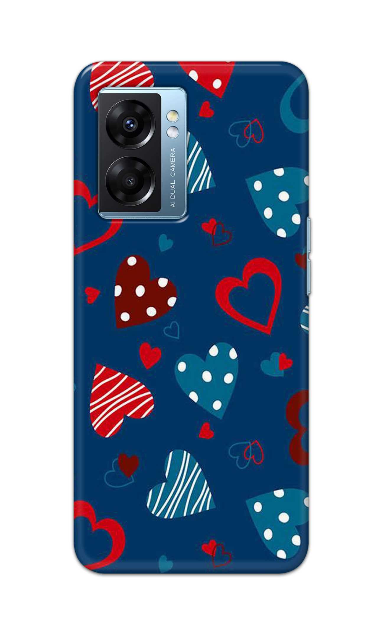 Printed Hard Back Cover for Oppo K10 5G Back Cover (Love Lover Girl Friend Romantic) -280724(IO)