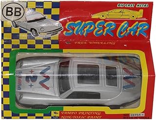 لعبة سيارة سوبر مجسمة، لون رمادي