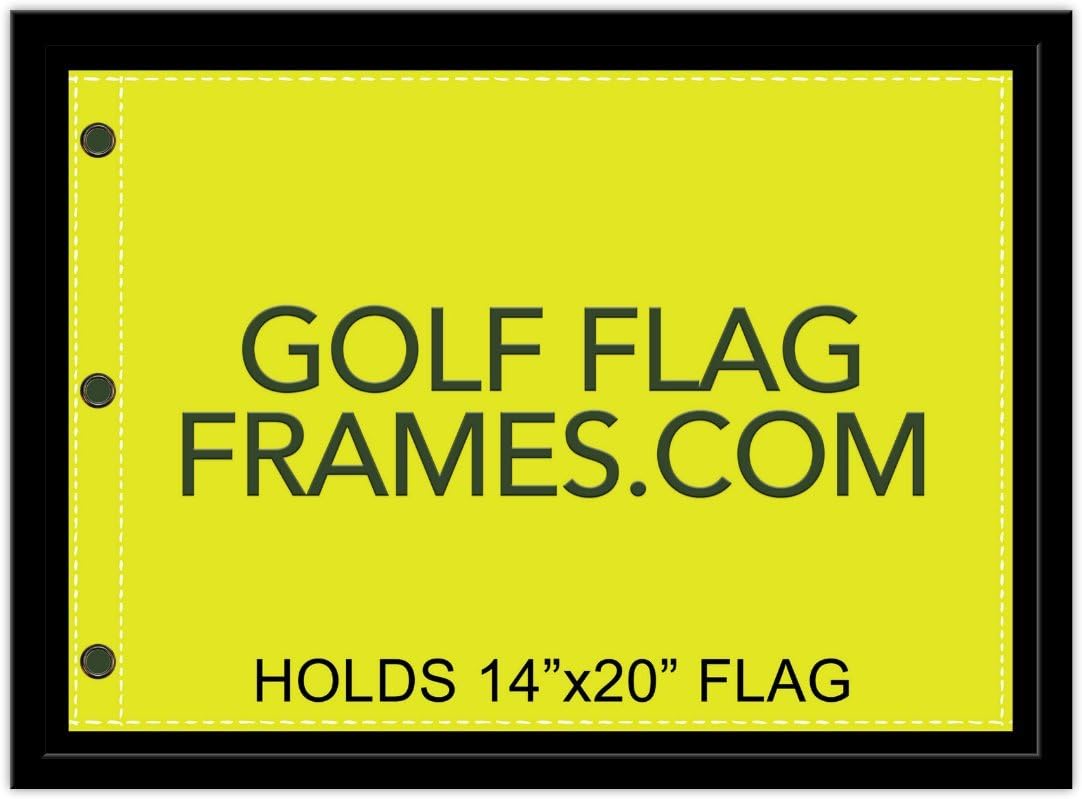 Compact Black Golf Flag Frame, Moulding blk-007, NEW Fairway Green and Black Mats (holds up to 14x20 Golf Flags; flag Not Incl) UPDATED JULY 2025