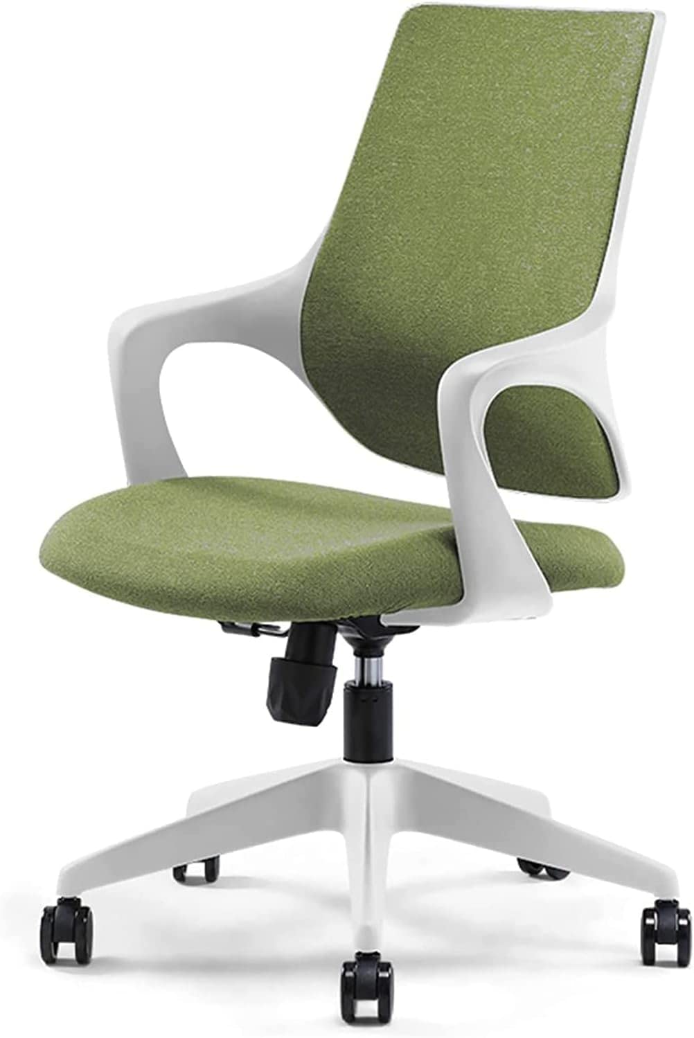 NZPOST Chair Office Chair Ergonomic Desk Chair Computer Chair Mid Back Swivel Task Chair Executive Chair with Lumbar Support and Armrests Dining Room Height-Adjustable (Green)