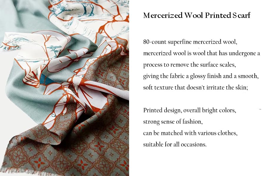 Cashmere-soft Mercerized wool Shawl Pashmina Lightweight Travel Wrap & Evening Scarf |Office |Wedding2