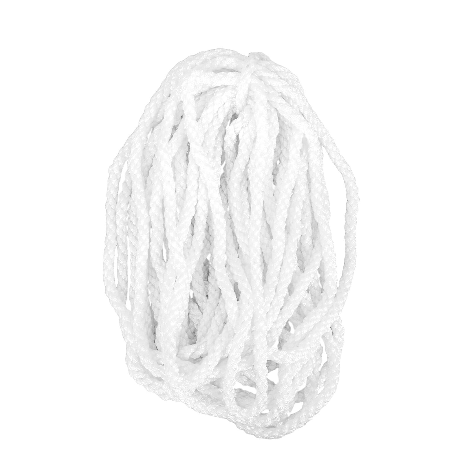 Corde torsadée blanche pour balançoire extérieure et fixation