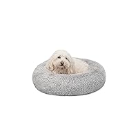 lionto Letto per Cani Rotondo Cuscino Gatti Letto Donut, (M)
