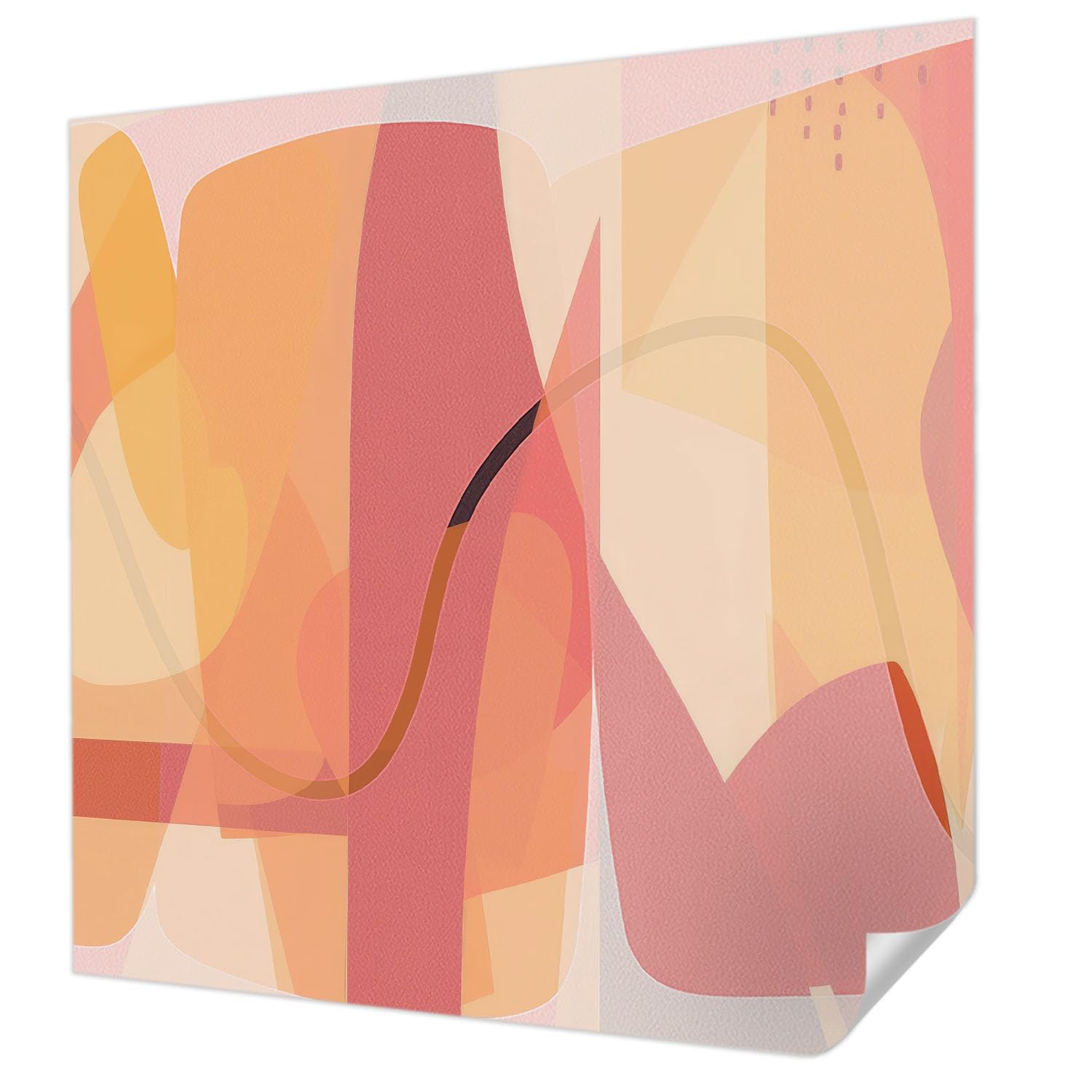 Papier peint de chambre et salon Tulup 250x250 cm design abstraction colorée