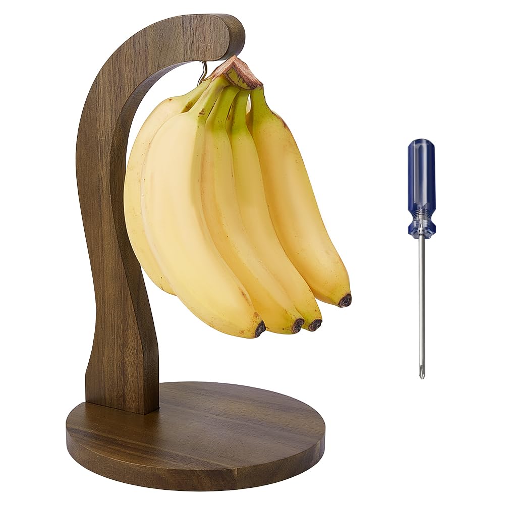 Amazon.com: BENECREAT Branch Acacia Wood Banana Holder with Metal