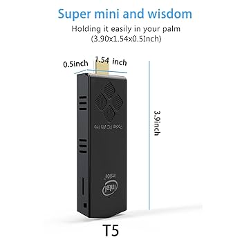 Amazon.co.jp: Intel クアッドコア 4k ミニ PC スティック、W5
