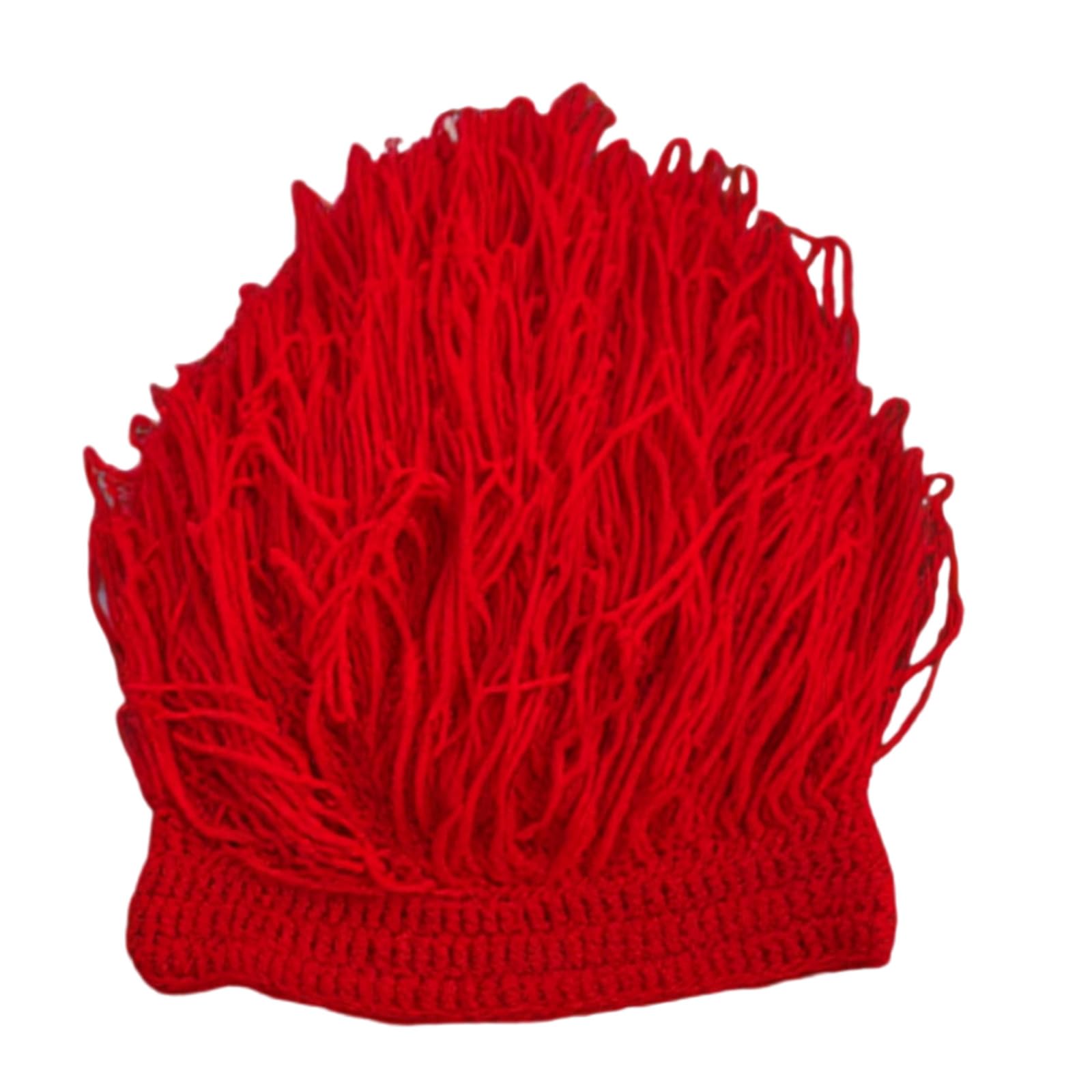 MICFENY Warm Interlaced Hat With Humorous Hair Fashion Unisex Cold Weather Ear Security For Family