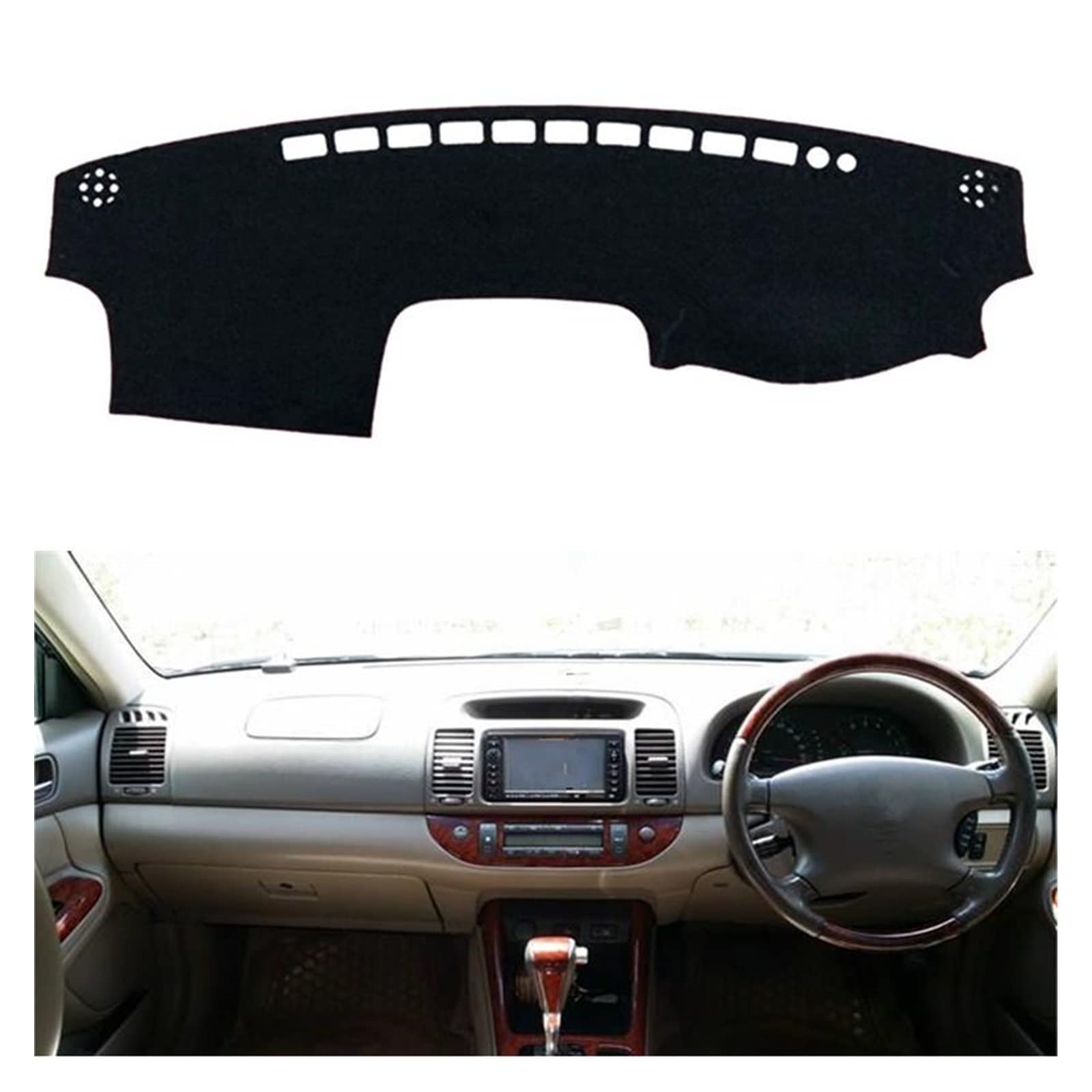 Cubierta Salpicadero Para Toyota Para Camry Para XV30 2002-2006 Alfombrilla Para Salpicadero Coche Alfombrilla Protectora Salpicadero Interior Alfombrilla salpicadero ( Talla : Manejo del lado derecho