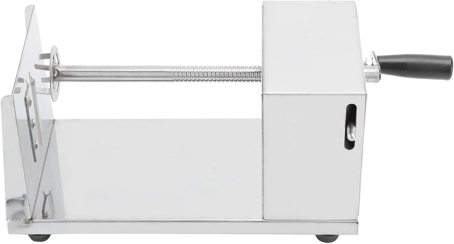 Tornado Potato Slicer, Manual Vegetable Spiral Spiralizer With NonSlip Rubber Feet Thicker Stainless Steel Fry Vegetable Spiralizer Chips Maker defult