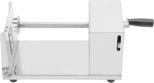 Miniatura 1 de Espiralizador de verduras de acero inoxidable, Cortadoras de patatas torcidas de acero inoxidable manual Cortador de verduras en espiral Fry,