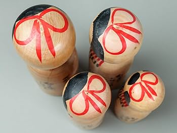 Amazon.co.jp: fsHc 小椋久太郎 こけし 4点 22cm32cm 伝統こけし 木地