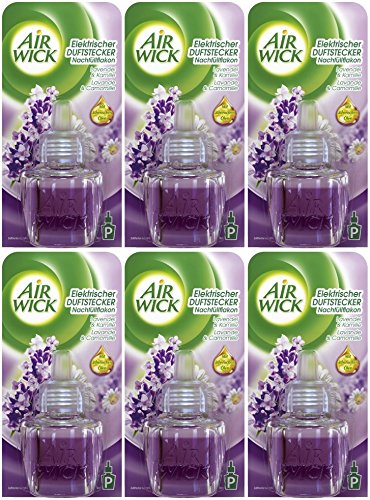 6 x 19 ml Airwick Scented oil plug-in ReFills