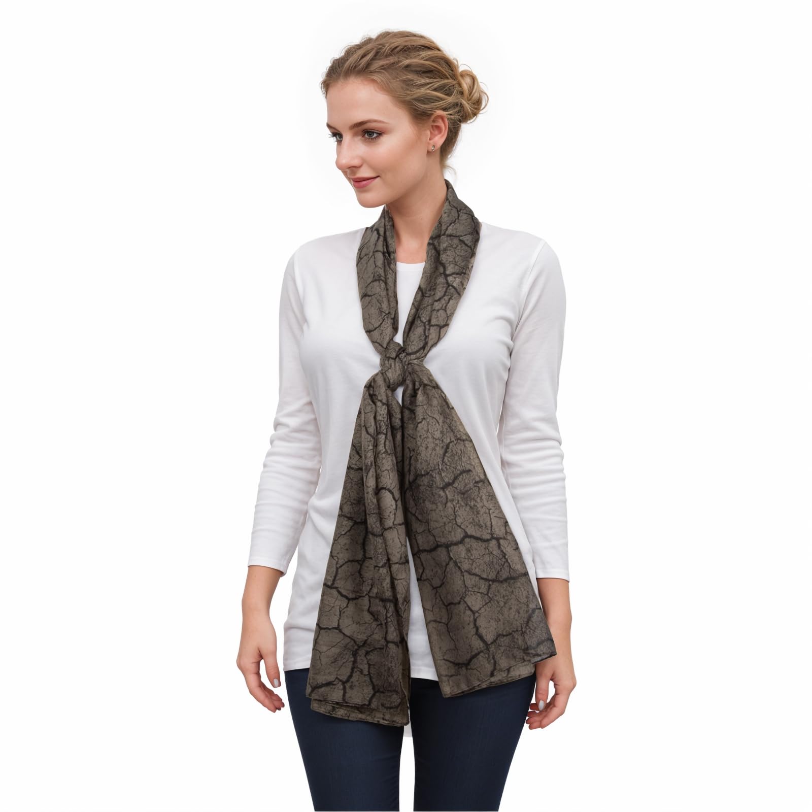 RIIQIICHY Foulard Donna Firmati Sciarpa Donna Primaverile Grande Leggera Pashmina Donna Elegante