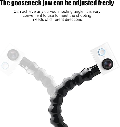 Miniatura 4 de GOWENIC Soporte flexible de las mordazas del cuello de cisne del monopie para las secciones de la cámara de los deportes 8