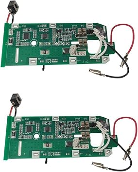 2 Pcs Li-Ion Battery Charging Protection Circuit Board PCB,.Compatible for Dyson. V10 25.2V Vacuum Cleaner