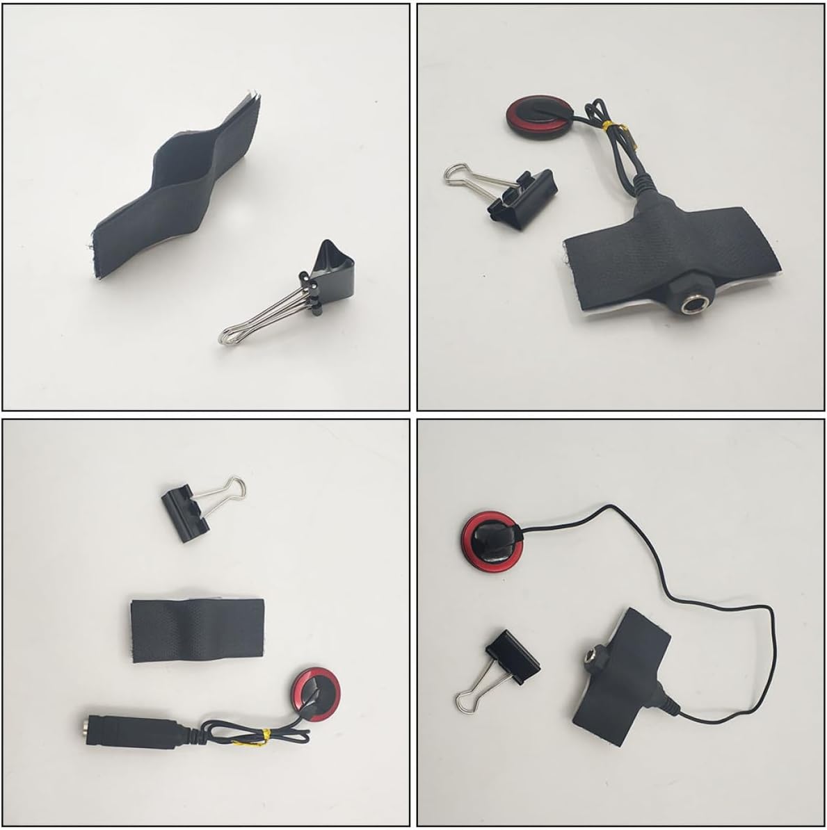 LIOOBO Ukulele Pickup for Violin Guitar Piezo Microphone Pickup Transducer Compact
