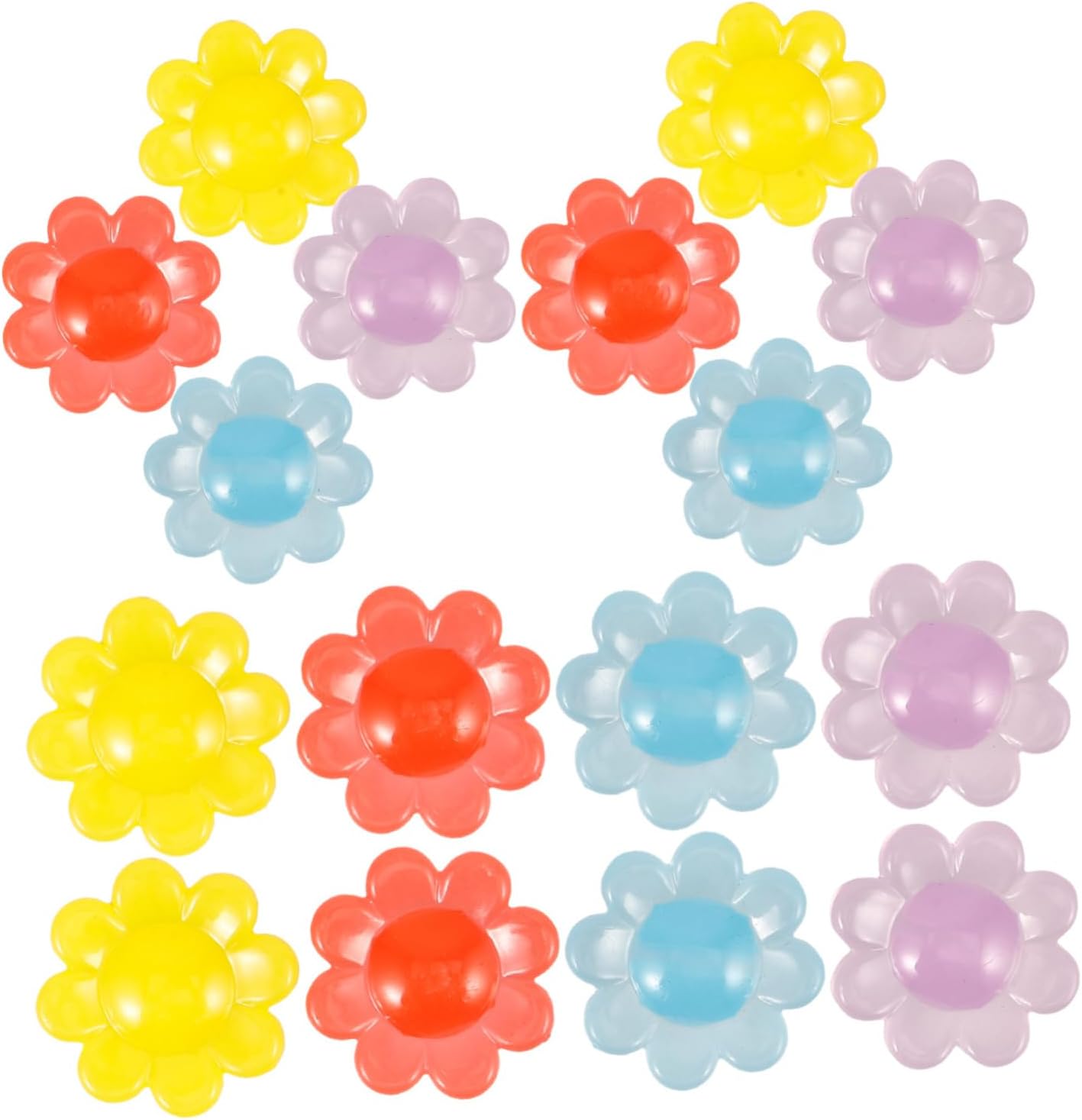 50pcs Bike Beads Flower Decorations Creative Bicycle Wheel Components Accessories