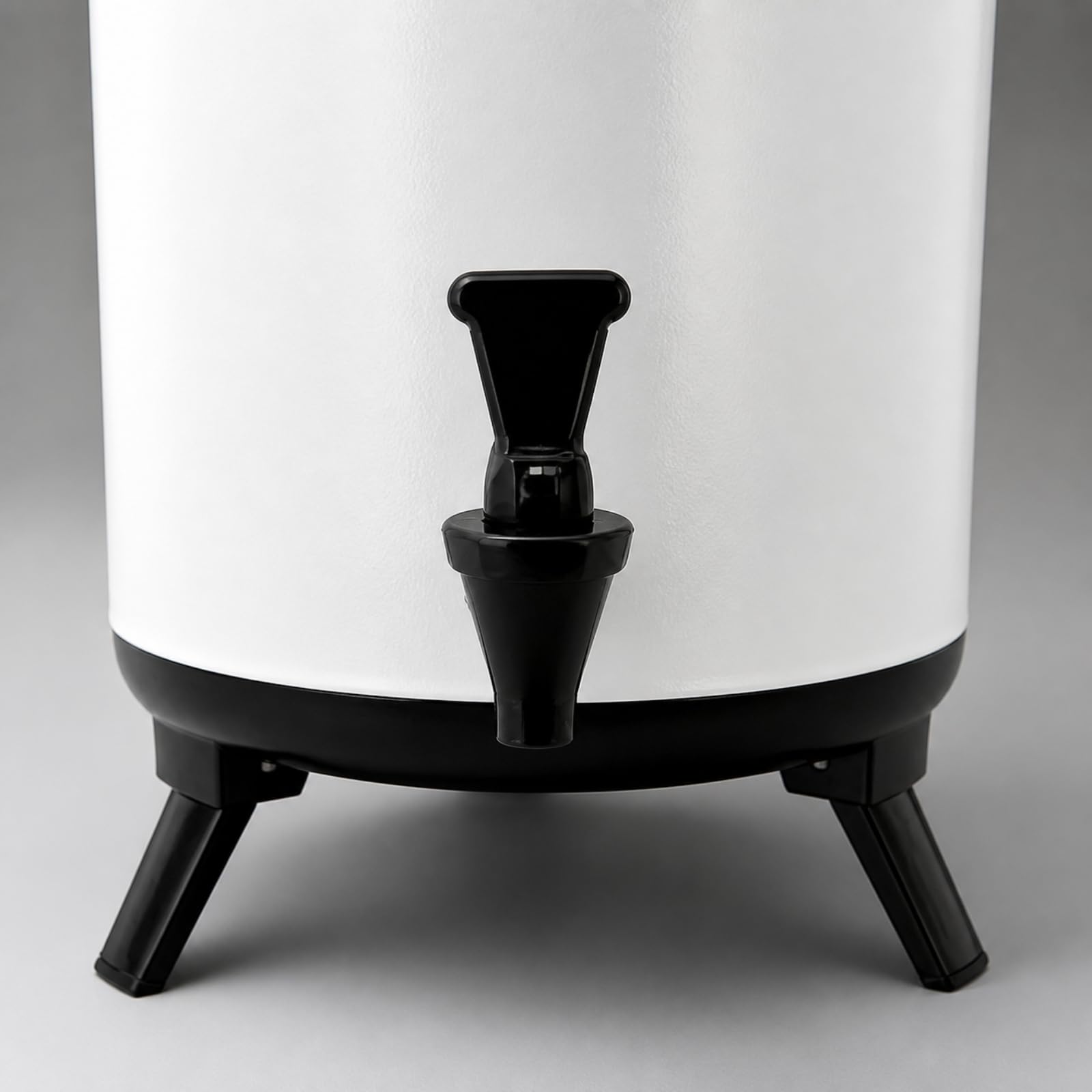 Generic Distributore di Bevande Non Elettrico con Struttura in Acciaio Secchiello Termico con Rubinetto E Piedini Contenitore per Tè E Adatto per Self Service Alimentari, 6L