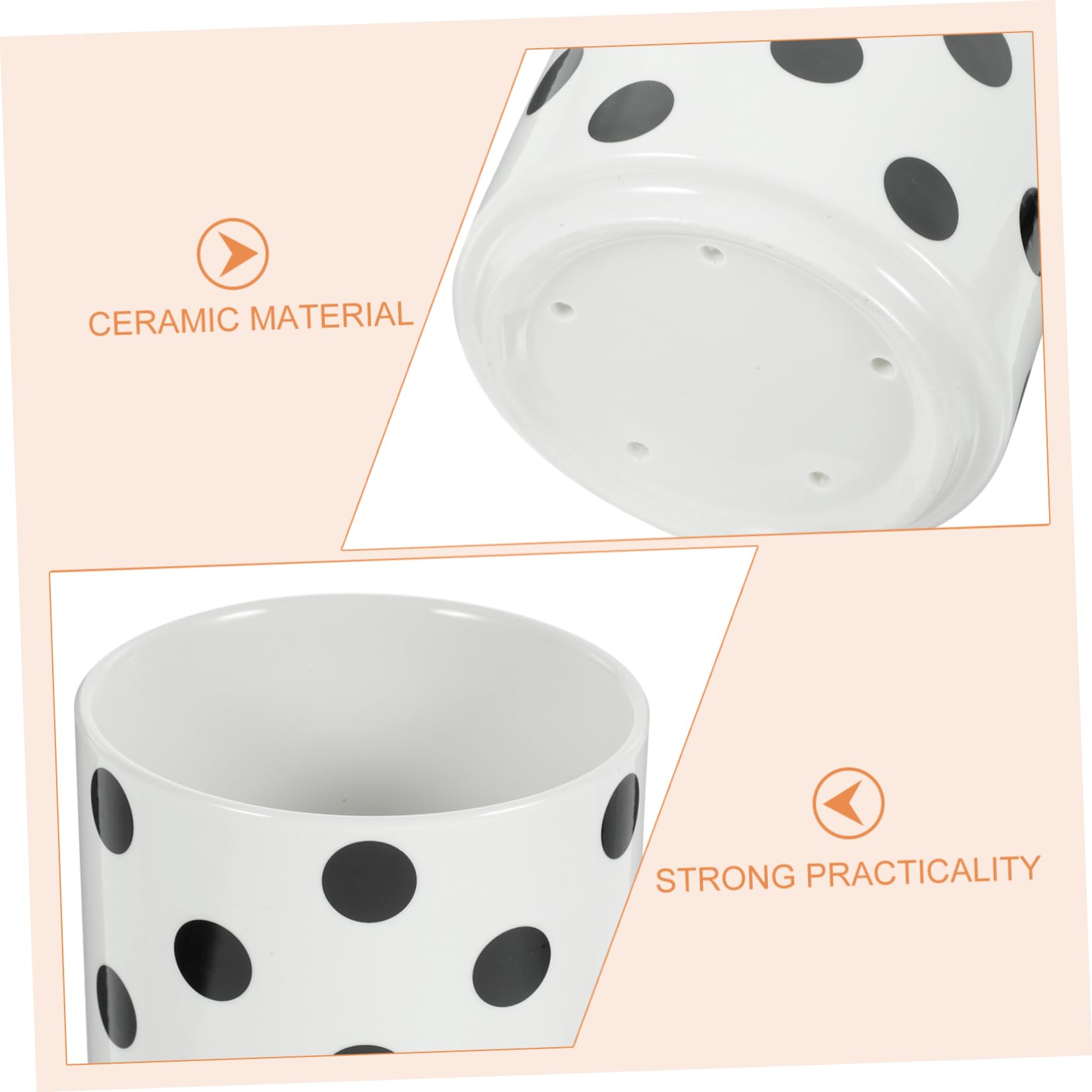 Cabilock Soporte Capa de Cerámica para Utensilios Doble Cocina Escurridor y Accesorio Funcional Almacenamiento para Palillos Cubiertos para Encimera