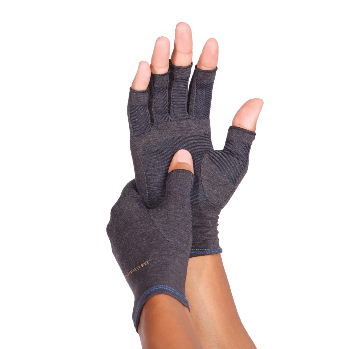 Copper Fit Mobilizer Hand Compression Gloves: Arthritis, Joint Swelling, Tendonitis, Sport - For Men and Women