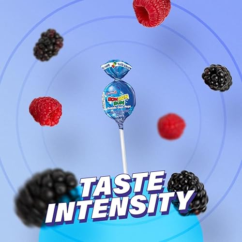 Miniatura 7 de Colombina Bon Bon Bum - Paletas de goma de mascar sabor explosión de bayas, bolsas de 30