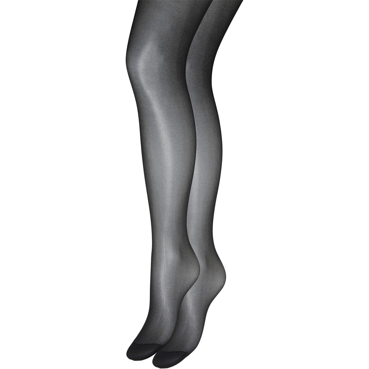 VERO MODA Womens 20 D Tights 2 Pack Black M-L