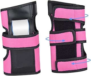 VANZACK Conjunto De Joelheiras Para Crianças Joelheiras Para Protetores De Mão Esportivos Cotoveleiras Esportivas Protetores De Esportes Para Crianças Manoplas De Equipamento De Proteção