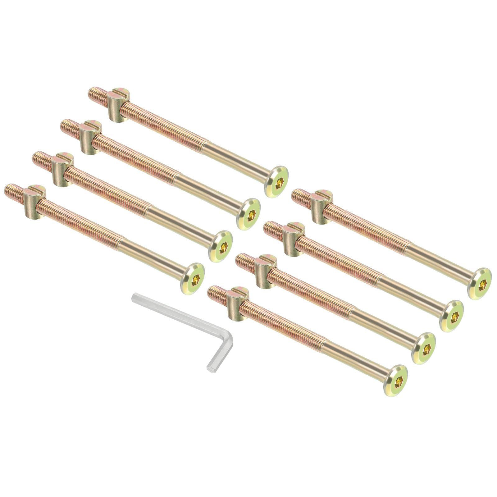 PATIKIL M8 x 120mm Bunk Bed Bolts