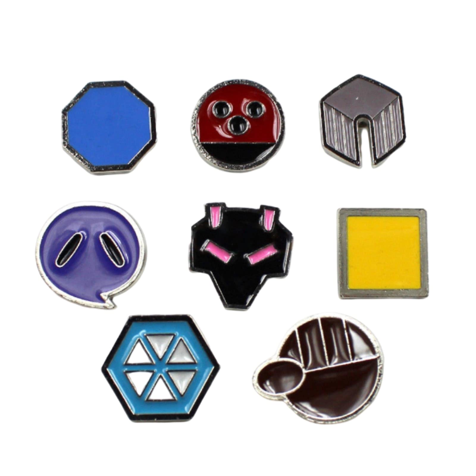 YUANstore Applicable to Generation 1-6 Badge Collection Box, Game collection Set of 8PCS, Gift for Boy and Girls
