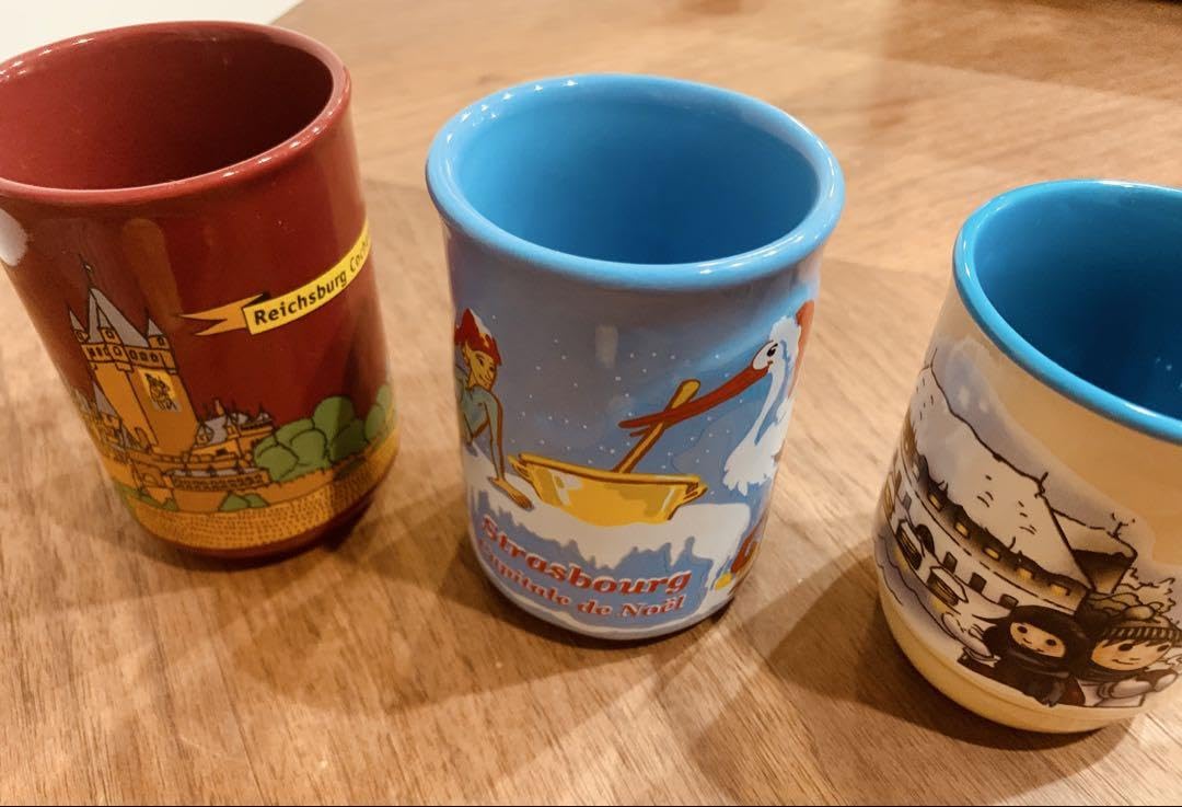 Amazon.co.jp: 5個セット ヨーロッパクリスマスマーケット マグカップ