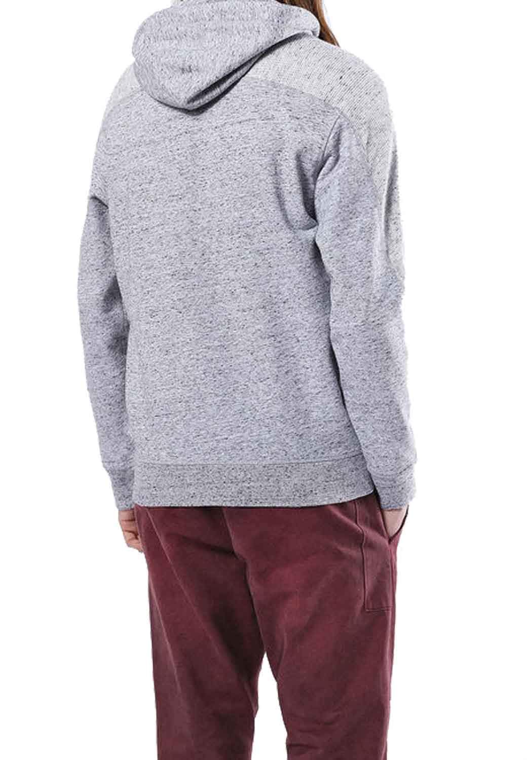 Diesel Uomo Felpa con Cappuccio S-Yurin (S, Grigio)