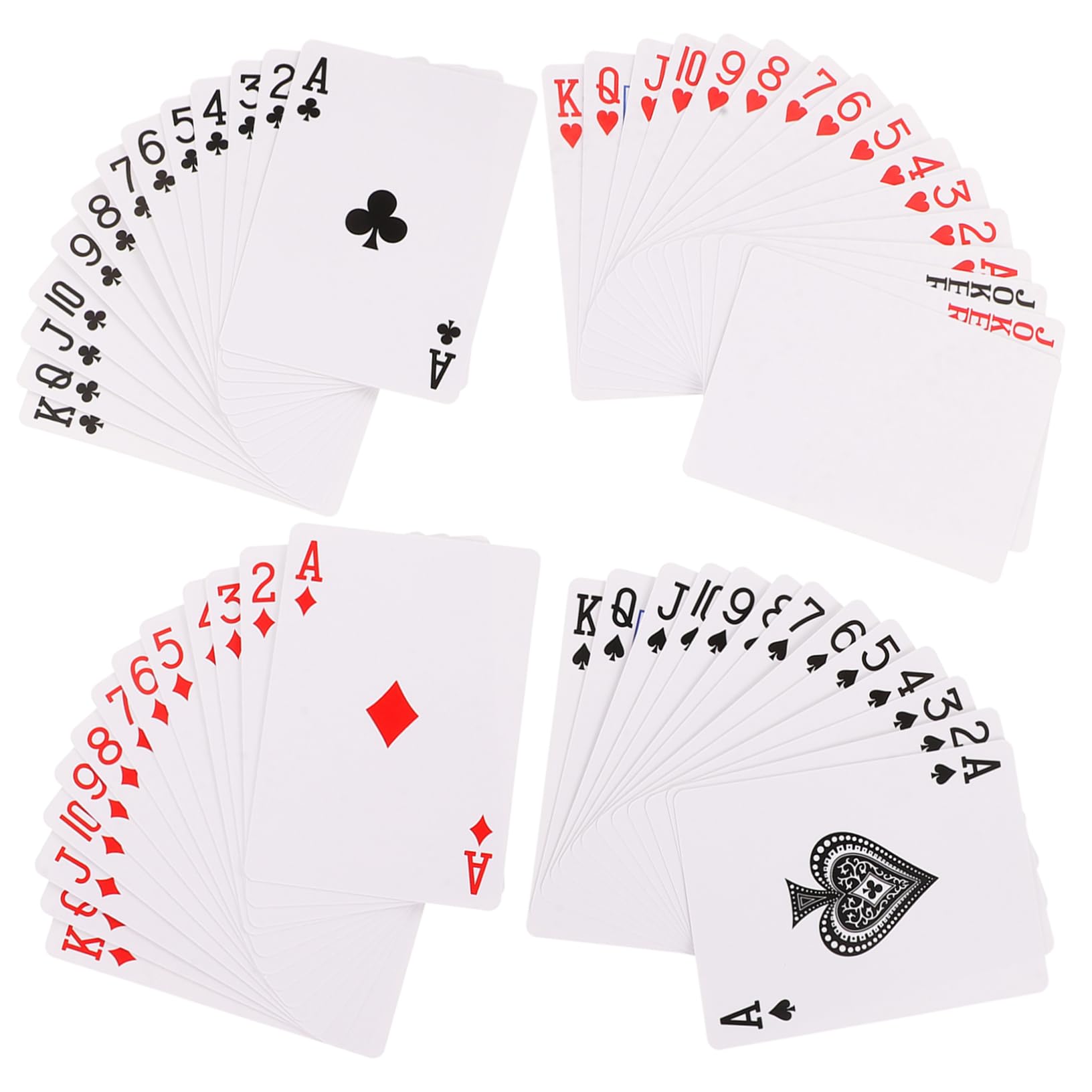 Alasum 5juegos De Póker Papel para Tarjetas Blank para Imprimir y Entretenimiento