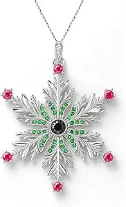 Personalized Snowflake Photo Ornament, Custom Memorial Photo Inside Ornaments, Christmas Hanging Snowflakes Home Decor for Family Xmas Party, Silver & Green Projection Pendant 2025