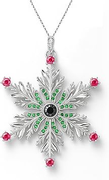 Personalized Snowflake Photo Ornament, Custom Memorial Photo Inside Ornaments, Christmas Hanging Snowflakes Home Decor for Family Xmas Party, Silver & Green Projection Pendant 2025