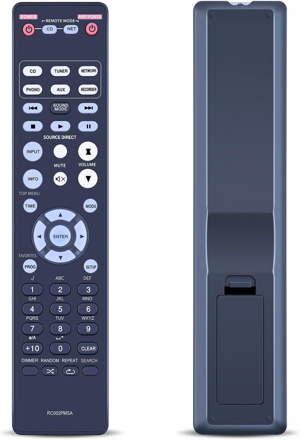 Amazon.com: PZL RC002PMSA Replacement Remote Control fit for Marantz ...