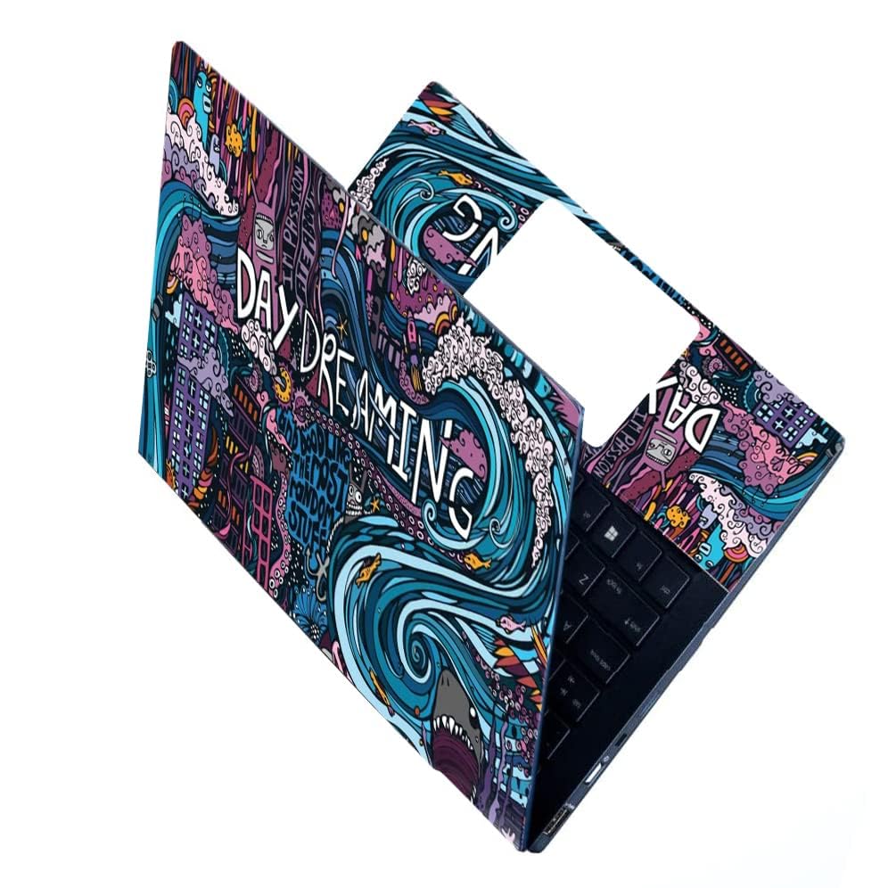 PIXELARTZ Laptop Skin Abstract Graffiti Art Painting Floral HD Quality 15.6 Inches Multi Colour (9083, Full Body) (B0D1Y8NRWV) Amazon Price History, Amazon Price Tracker