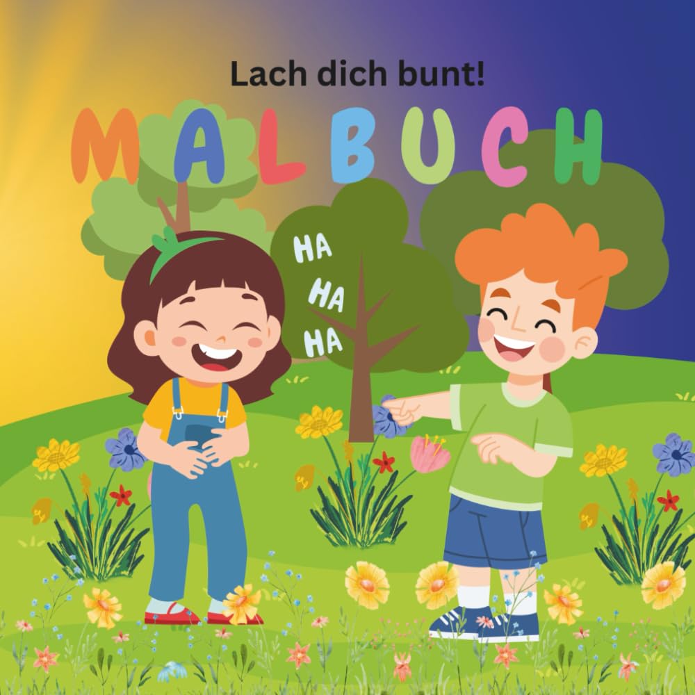 Lach dich Bunt! Malbuch