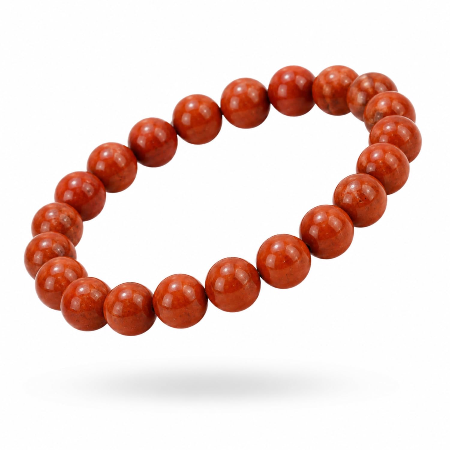Red Jasper Bracelet for Men & Women, 8MM Beaded-image-26