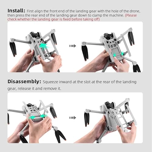Landing Gear For Dji Mini 3 Pro,Quick Release Height Extender Leg For Dji Mavic Mini 3 Accessories #TOP6