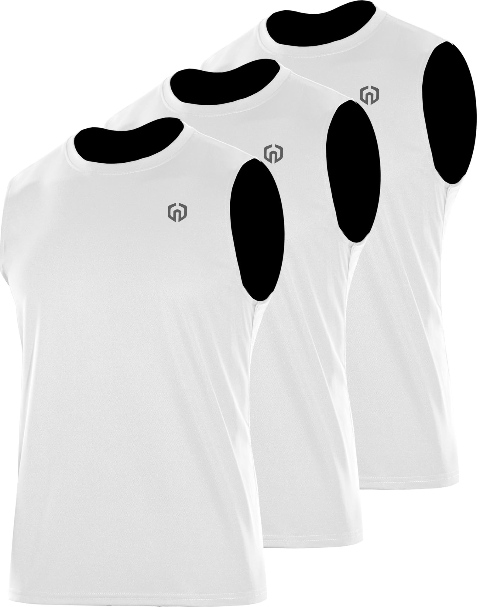 Neleus Camiseta Casual para Hombre (3 Unidades)