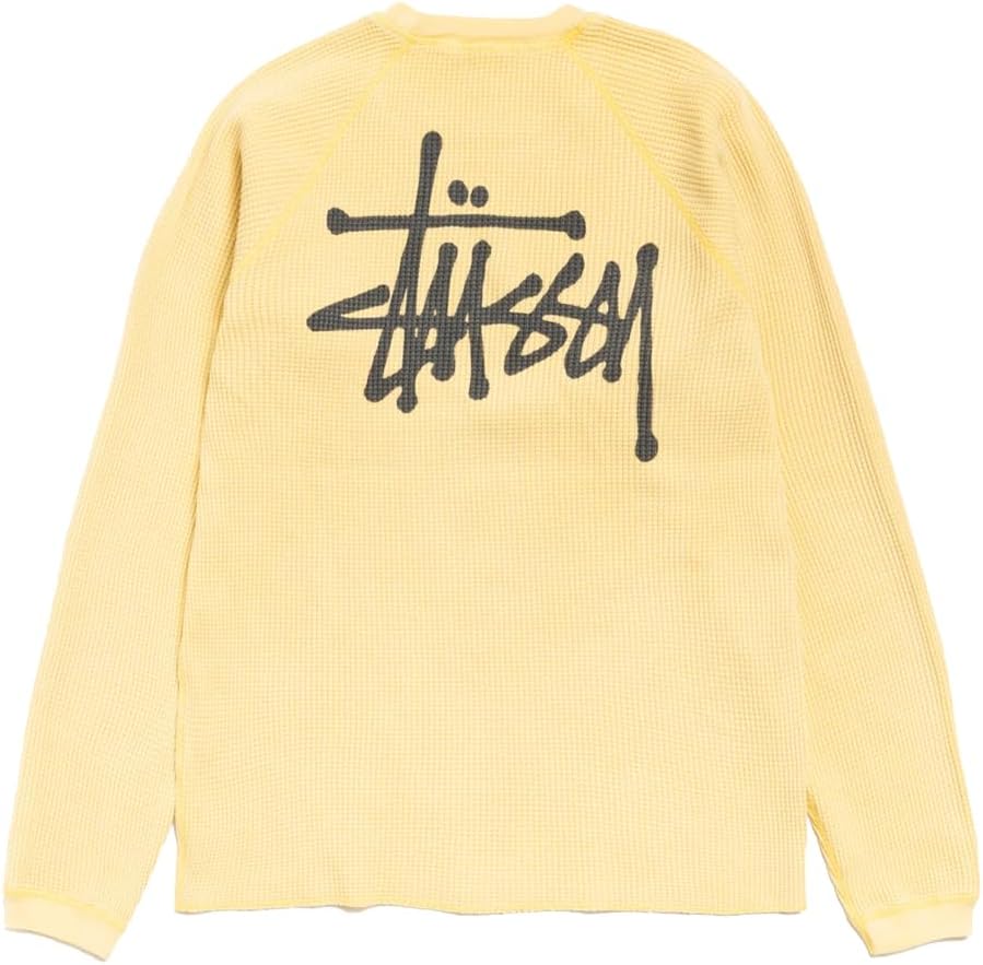 Amazon | [ステューシー] ベーシックロゴ サーマル長袖Tシャツ 1140356
