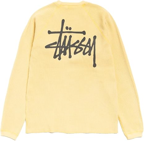 Amazon | [ステューシー] ベーシックロゴ サーマル長袖Tシャツ 1140356