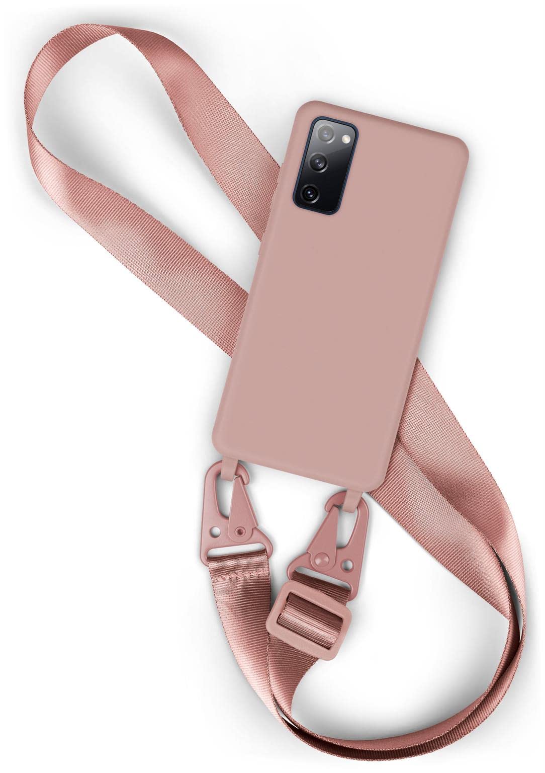Coque cordon Samsung S20 FE moex Hover Cover sangle large antichoc rose - 8