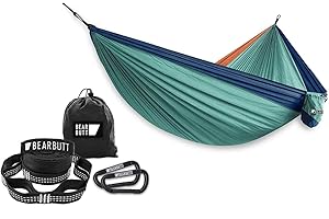 BearButt Hammock Dual Camping Hammock with Kodiak Hammock Straps