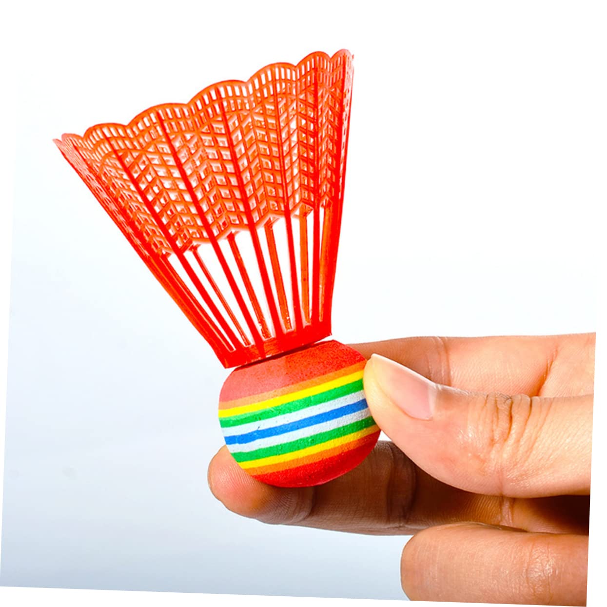 BESPORTBLE 60 Pz volani da addestramento volani da Badminton da Badminton in Nylon volani Colorati Abito Giocattoli Palla da Badminton volani Giocattolo Navetta Bambino